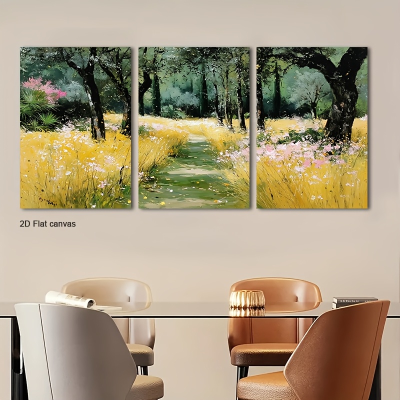 Canvas Wrap Ready - Toile sans cadre 3 pièces, art