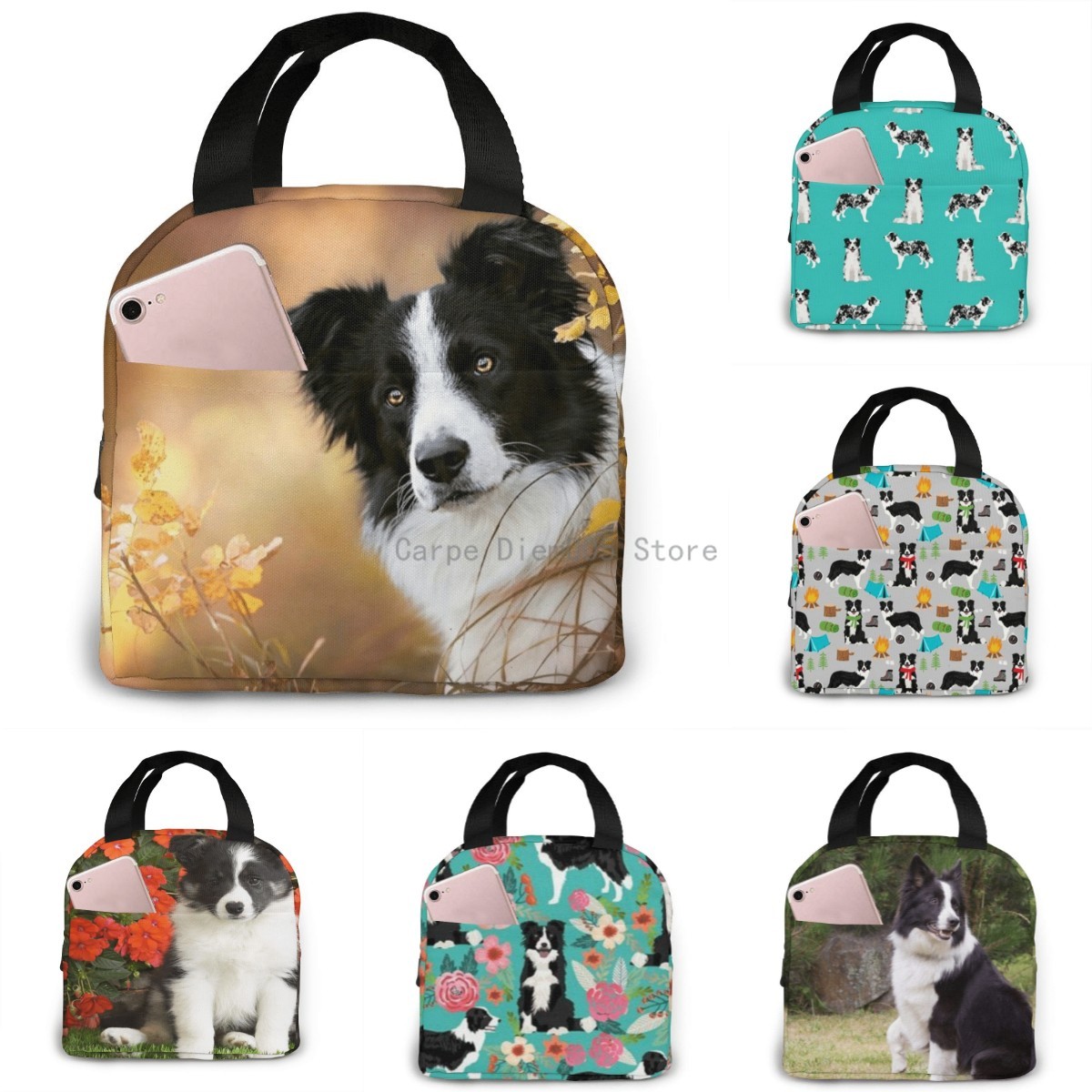 Tote Bag Sublimation - Boîte à lunch pour jeune chien