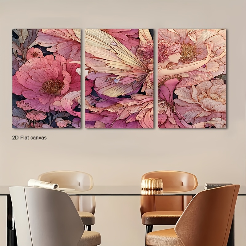Canvas Wrap Ready - Toile sans cadre 3 pièces, art