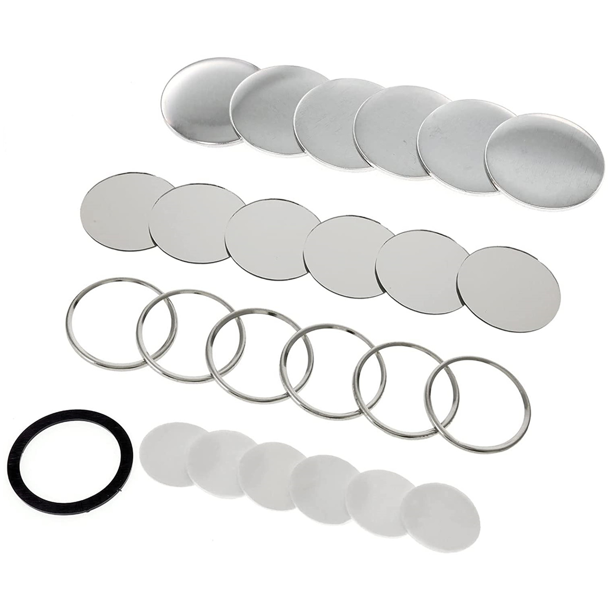 Pièces de badges miroir vierge - Button Badge Blank avis et prix