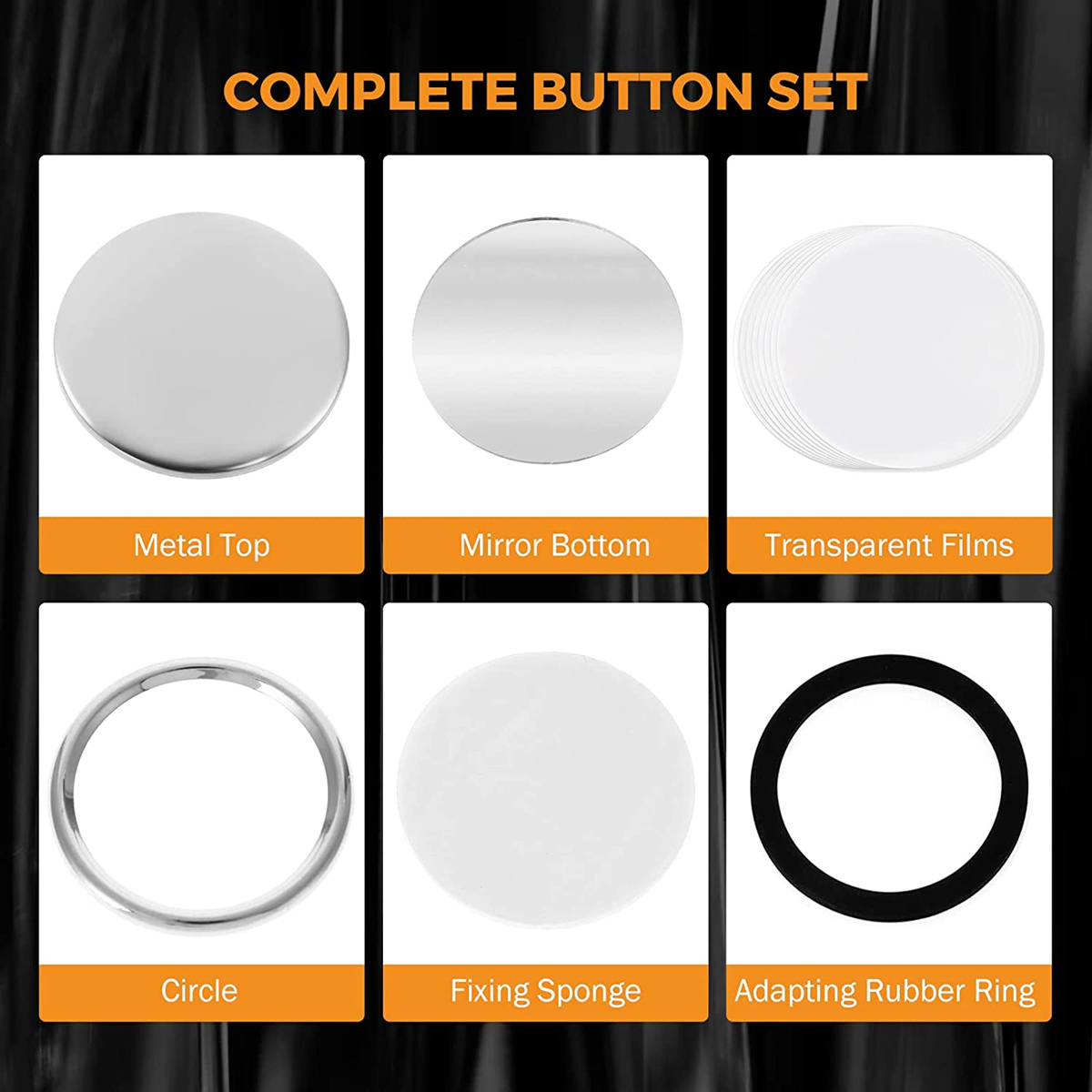 Pièces de badges miroir vierge - Button Badge Blank avis et prix