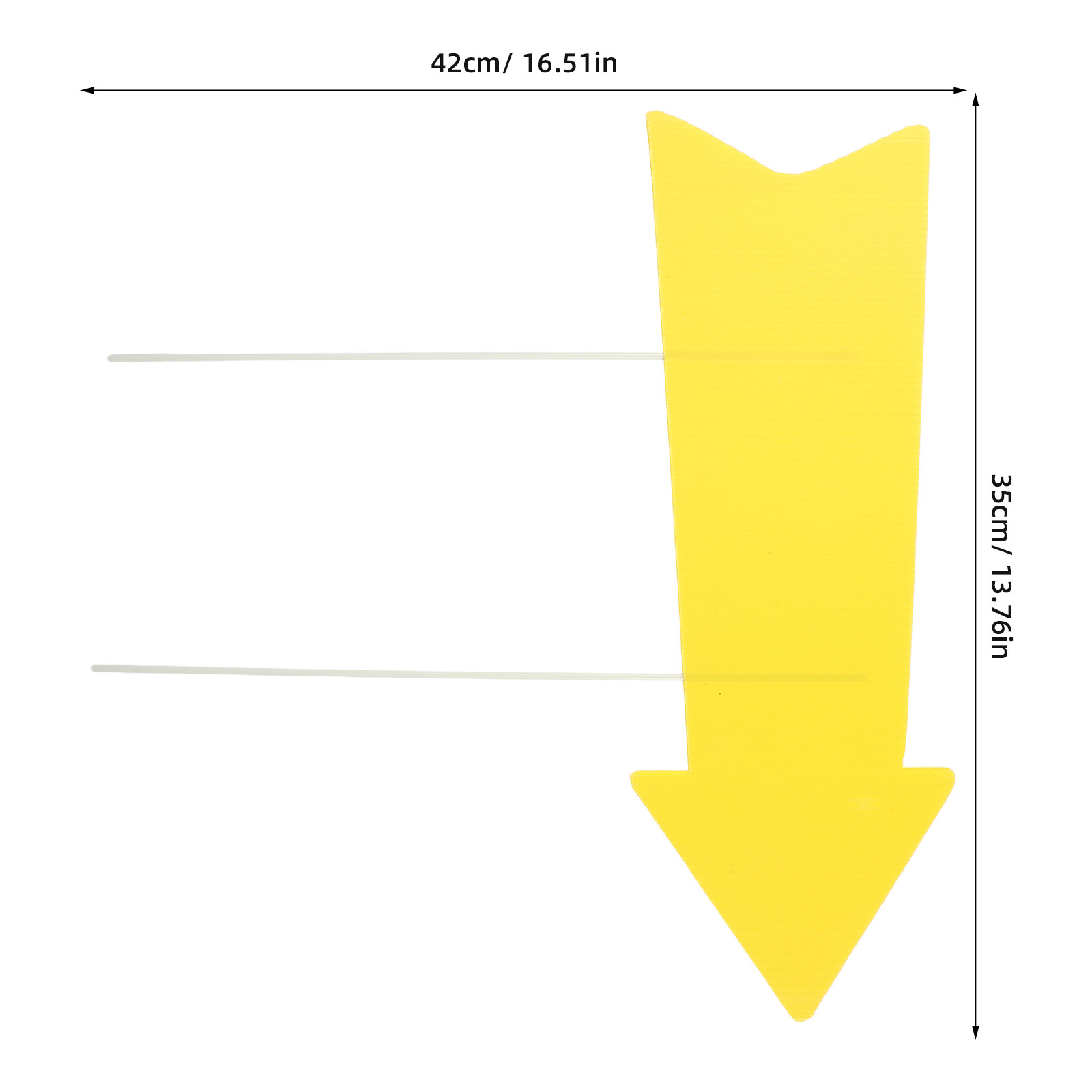 10 Piques en Plastique Ondulé  - Yard Sign Blank avis et prix