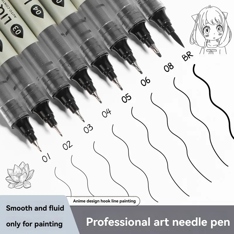 Lot de 12 stylos feutres noirs - Copic Marker Sketch avis et prix