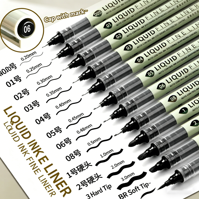 Lot de 12 stylos feutres noirs - Copic Marker Sketch avis et prix