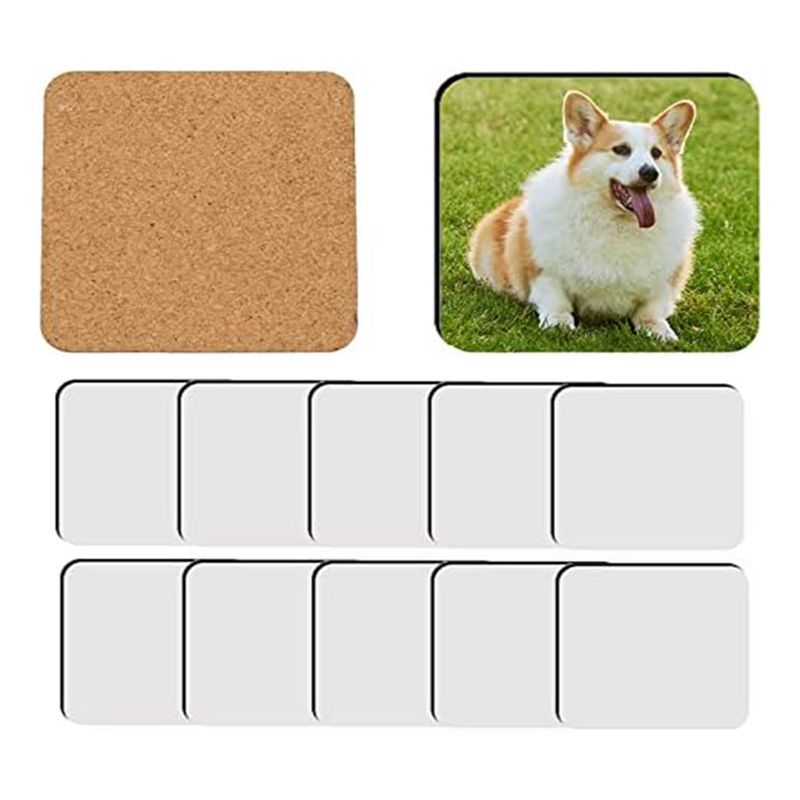 BHBL 12 pièces de sous-verres  - Coaster Sublimation Blank avis et prix