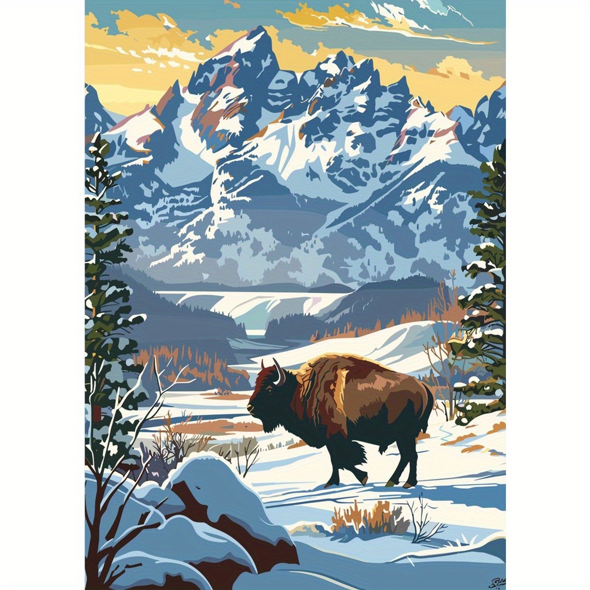 1 pièce d'impression sur toile - Canvas Wrap Ready avis et prix