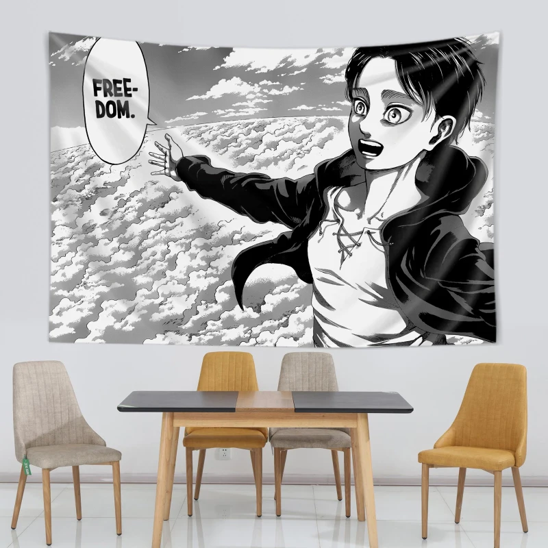 Eren Yeager Freedom Manga affi - Canvas Wrap Ready avis et prix