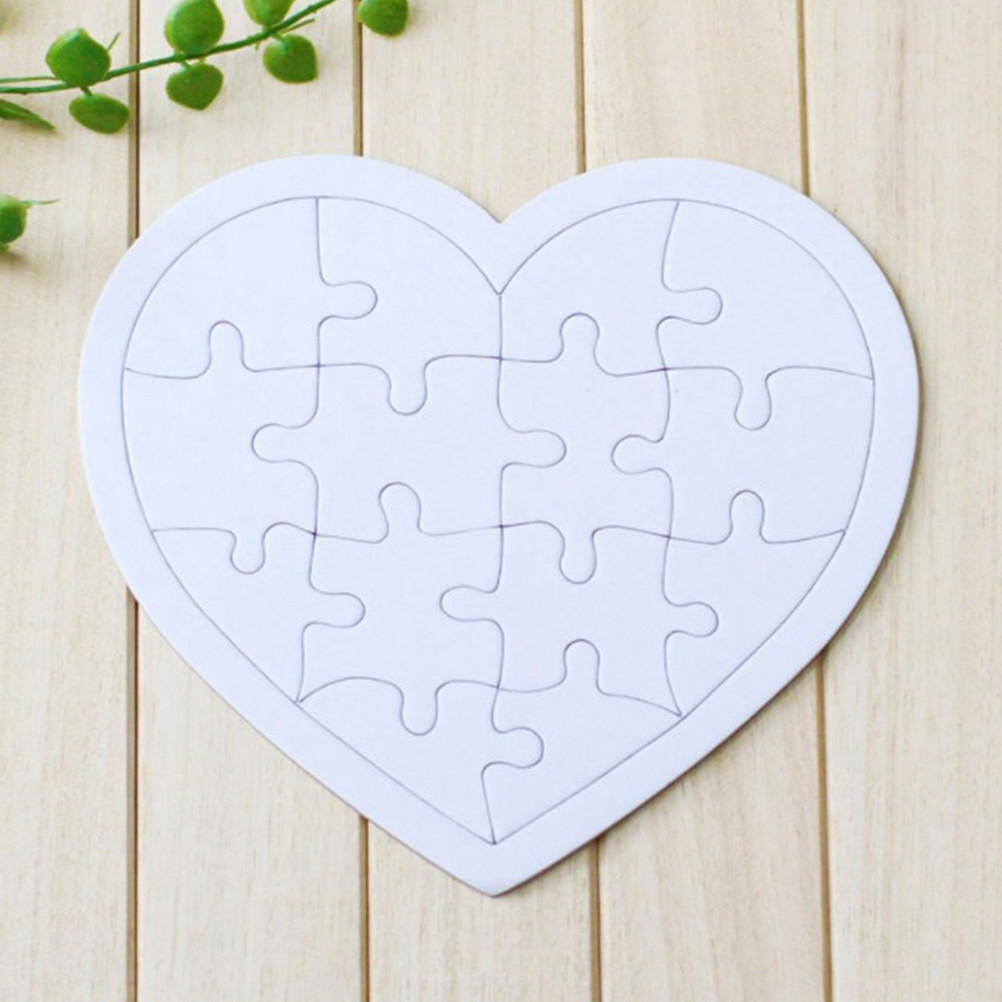 4 puzzles vierges pour enfants - Puzzle Blank White avis et prix