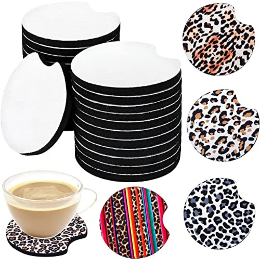 40 pièces de sous-verres vierg - Coaster Sublimation Blank avis et prix