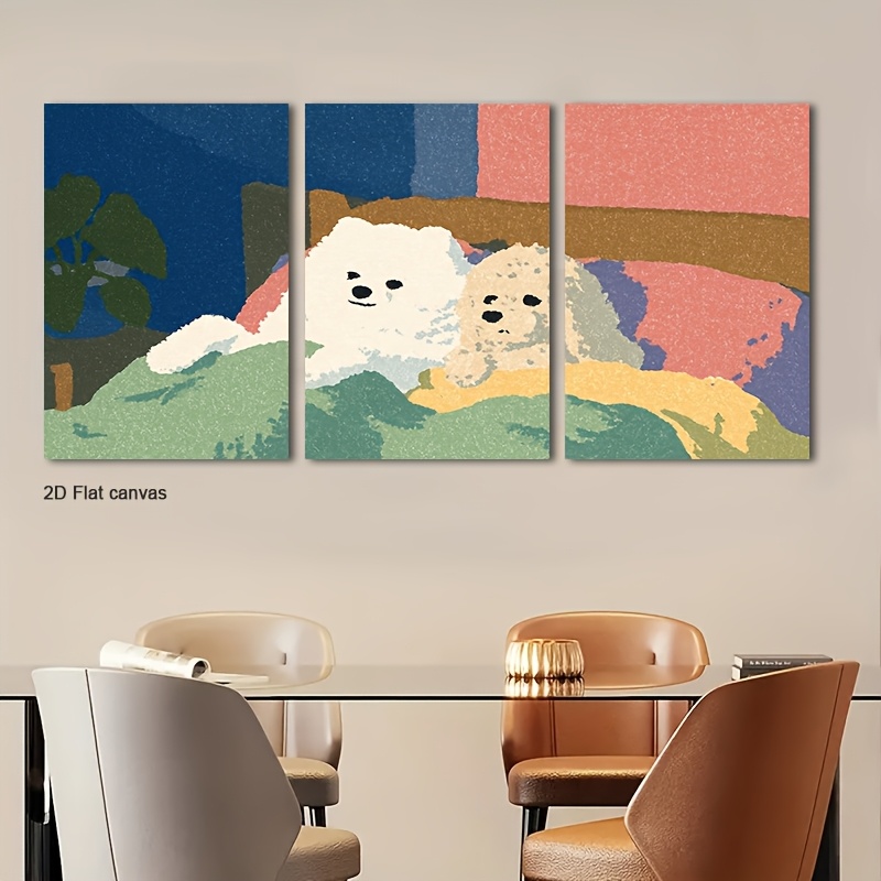 Toile sans cadre 3 pièces, tab - Canvas Wrap Ready avis et prix