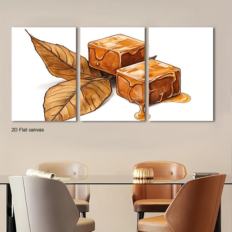 Toile sans cadre 3 pièces, art - Canvas Wrap Ready avis et prix