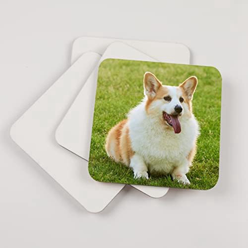 12 pièces de supports à verres - Coaster Sublimation Blank avis et prix